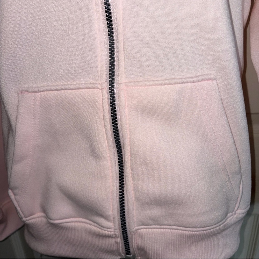 NTW Southpole Legacy Pink Zippered Faux Fur Trimmed Hoodie MED - Picture 6 of 9